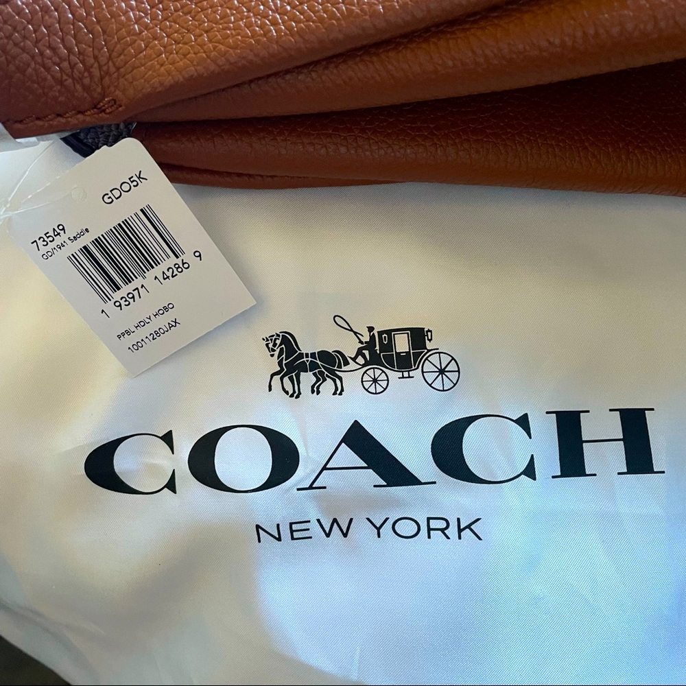 BNWT Coach Hobo Leather Shoulder Bag - Picture 8 of 8